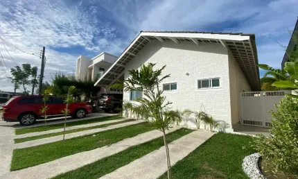 Casa 228m², plana em condômino, 3 suites 100% projetada +  gabinete,  alphaville eusébio