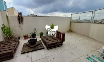 Cobertura com 2 quartos à venda na Rua Bragança, 269, Jardim Progresso, Santo André por R$ 360.000