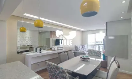 Apartamento com 2 quartos à venda na rua xingu, 989, vila valparaíso, santo andré por r$ 497.000