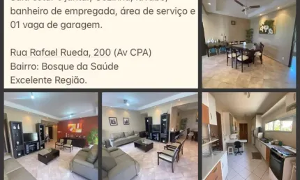 Apartamento com 3 quartos à venda na Rua Professor Rafael Rueda, 100, Bosque da Saúde, Cuiabá