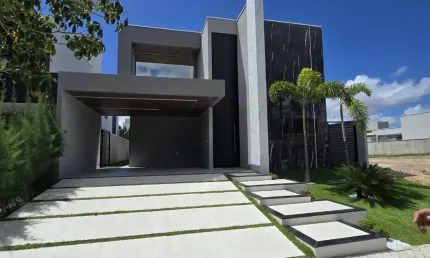 Casa plana na cidade alpha ceará - terras alphaville 3 - eusébio