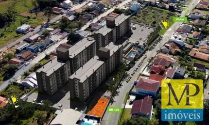 Apartamento com 2 dormitórios à venda, 58 m² por R$ 601.148,41 - Santo Antonio - Balneário Piçarras/SC