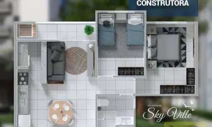 Apartamento com 2 dormitórios à venda, 57 m² por R$ 392.000,00 - São Cristóvão - Barra Velha/SC