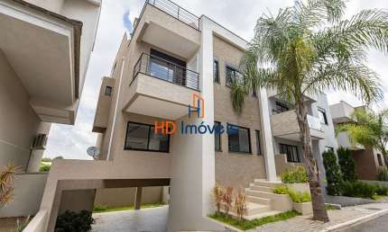 Sobrado alto padrão em condomínio com 5 quartos (4 suítes), 4 vagas à venda, 316 m² por R$ 1.737.000 - Campo Comprido - Curitiba/PR