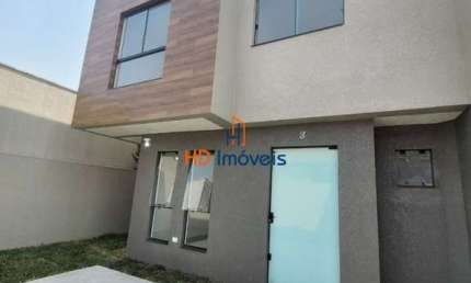 Sobrado em condomínio com 3 quartos (suíte), terraço com churrasqueira à venda, 109 m² por R$ 679.000 - Uberaba - Curitiba/PR