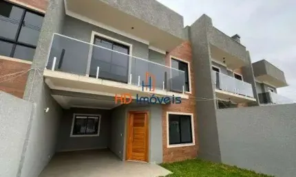 Sobrado com 3 quartos (suíte), terraço com churrasqueira à venda, 166 m² por r$ 690.000 - uberaba - curitiba/pr