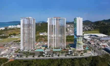 Apartamento no ed. torres da brava - praia brava, itajai/sc