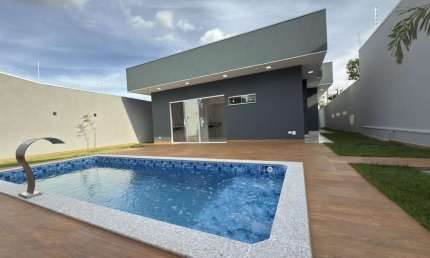 Linda casa moderna com design contemporâneo! - Bairro Rita Vieira