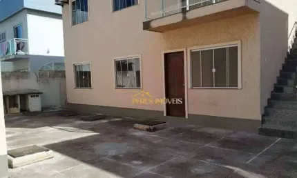 Apartamento tipo casa, com 55m2, 2 quartos,01 banheiro, quintal, garagem.