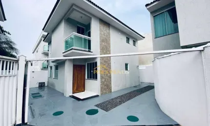 Casa com 4 dormitórios para alugar, 140 m² por R$ 3.704,17/mês - Jardim Bela Vista - Rio das Ostras/RJ
