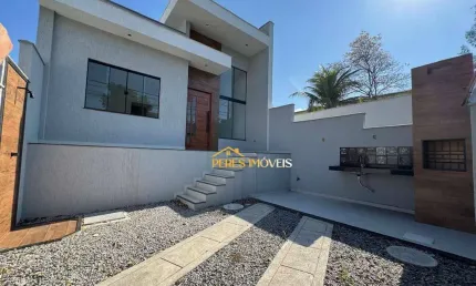 Casa não geminada com 2 dormitórios à venda, 71 m² por R$ 420.000 - Jardim Campomar - Rio das Ostras/RJ