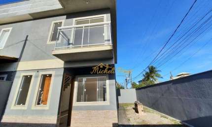 Casa com 2 dormitórios para alugar, 80 m² por R$ 2.958,33/mês - Recreio - Rio das Ostras/RJ
