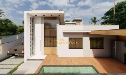 ULTIMA UNIDADE! Casa de Alto Padrão em projeto exclusivo no Bairro Colinas em Rio das Ostras!