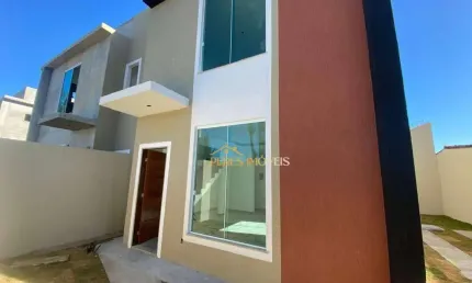 Casa próximo a praia com 3 dormitórios à venda, 90 m² por R$ 430.000 - Praia Mar - Rio das Ostras/RJ