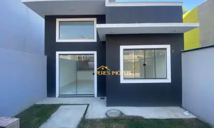 ULTIMA UNIDADE! Casa com 2 dormitórios à venda, 60 m² por R$ 320.000 - Chácara Mariléa - Rio das Ostras/RJ