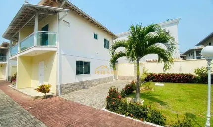 Casa em condomínio de alto padrão com 02 suítes, 78 m² por R$ 340.000 - Costazul - Rio das Ostras/RJ