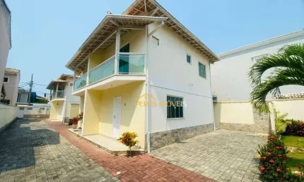 Casa em condomínio de alto padrão com 02 suítes, 78 m² por R$ 350.000 - Costazul - Rio das Ostras/RJ