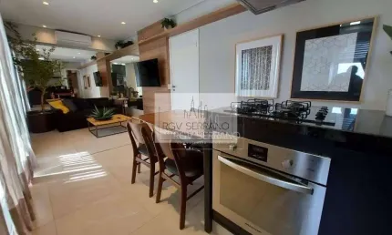 Apartamento com 1 dormitório para alugar, 55 m² por R$ 5.745,00/mês - Vila Homero - Indaiatuba/SP