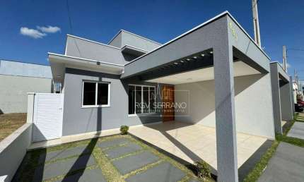 Casa com 3 dormitórios para alugar, 105 m² por R$ 5.375,00/mês - Jardim Park Real - Indaiatuba/SP