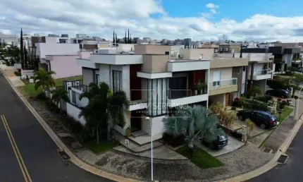 Sobrado com 4 dormitórios à venda, 327 m² por R$ 3.500.000,00 - Condomínio Dona Lucilla - Indaiatuba/SP