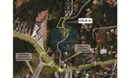 Terreno em condomínio fechado à venda na Rua Odair Martins, Lote 41-A, Granja Viana, Carapicuíba, 570 m2 por R$ 295.000