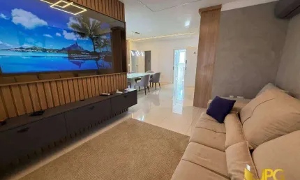 Alto padrão com hidromassagem, 3 suítes e lazer completo – mobiliado e decorado!