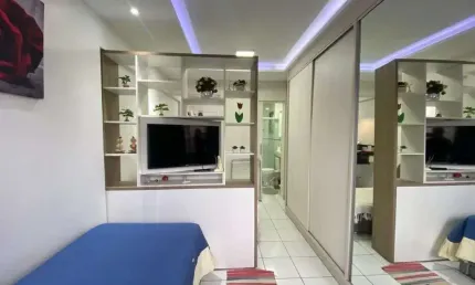 Kitnet mobiliada para alugar por r$ 2.500/mês - centro - balneário camboriú/sc