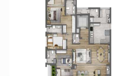 Apartamento com 3 quartos à venda em Campo Belo - SP