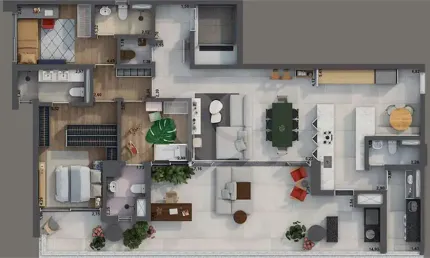 Apartamento com 3 quartos à venda em pinheiros - sp