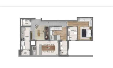 Apartamento com 2 quartos à venda em Água Branca - SP
