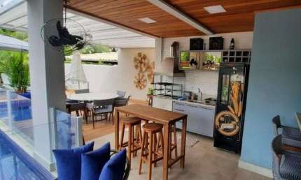 Casa com 5 dormitórios à venda, 300 m² por R$ 3.500.000,00 - Guarajuba - Camaçari/BA