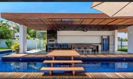 Casa com 5 dormitórios à venda, 750 m² por R$ 4.200.000,00 - Interlagos - Camaçari/BA