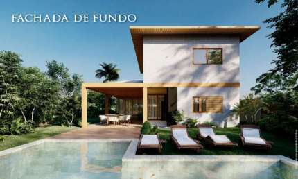 Casa com 5 dormitórios à venda, 304 m² por R$ 2.850.000,00 - Praia do Forte - Mata de São João/BA