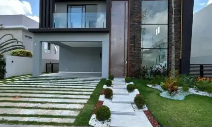 Casa com 4 dormitórios à venda, 230 m² por r$ 2.550.000,00 - alphaville litoral norte 1 - camaçari/ba