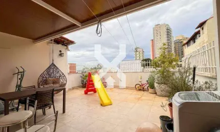 Cobertura à venda, 3 quartos, 1 suíte, 2 vagas, Sagrada Família - Belo Horizonte/MG