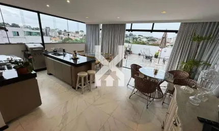 Cobertura à venda, 4 quartos, 2 suítes, 8 vagas, Itapoã - Belo Horizonte/MG