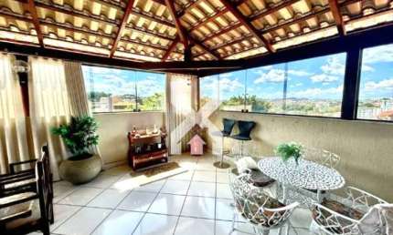 Cobertura à venda, 3 quartos, 1 suíte, 2 vagas, Santa Amélia - Belo Horizonte/MG