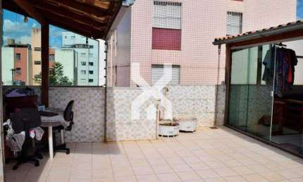 Cobertura à venda, 3 quartos, 1 suíte, 2 vagas, Sagrada Família - Belo Horizonte/MG