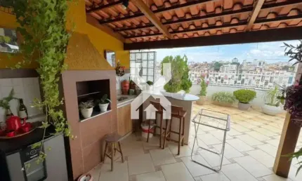 Cobertura à venda, 3 quartos, 2 suítes, 1 vaga, Sagrada Família - Belo Horizonte/MG