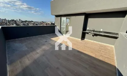 Cobertura à venda, 3 quartos, 1 suíte, 2 vagas, Sagrada Família - Belo Horizonte/MG