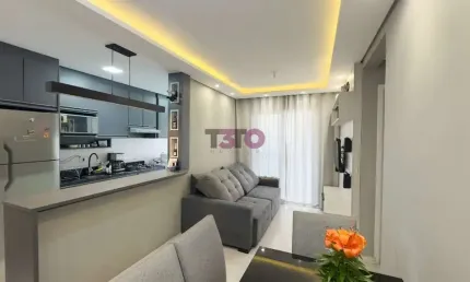 Apartamento com 2 quartos à venda na rua doutor carlos de andrade dantas, 393, cidade jardim, são josé dos pinhais por r$ 299.900