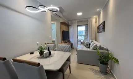 Apartamento para Venda em Praia Grande, Canto do Forte, 2 dormitórios, 1 banheiro, 1 vaga