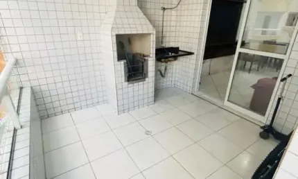 Apartamento para venda em praia grande, guilhermina, 2 dormitórios, 1 suíte, 2 banheiros, 1 vaga