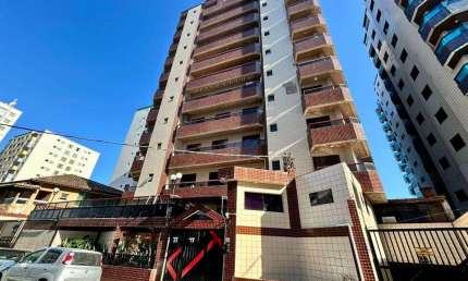 Apartamento em Praia Grande na Ocian perto da Praia 01 dormitório.