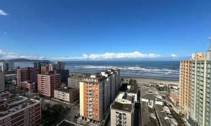 Apartamento em Praia Grande para locação com vista mar.