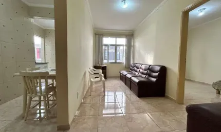 Apartamento em praia grande np canto do forte, com 01 dormiório 42 m2.