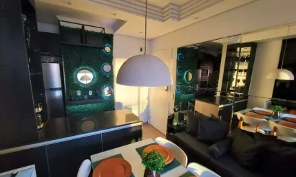APARTAMENTO PARA VENDA NO SPA LIFE GARDEN - BARUERI- SEMI MOBILIADO