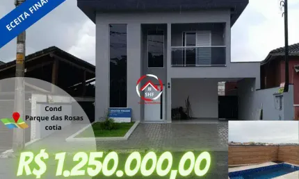 Casa em condomínio fechado com 3 quartos à venda na Estrada da Roselândia, Parque Rizzo II, Cotia