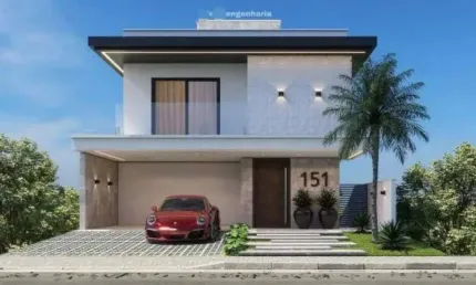 CASA A VENDA COM OBRA PARADA NO NEW VILLE - SANTANA DE PARNAIBA.