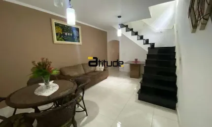 BELO SOBRADO COM TRÊS DORMITÓRIOS E DUAS VAGAS - JARDIM SILVEIRA, BARUERI